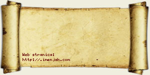 Isidora Kanić vizit kartica